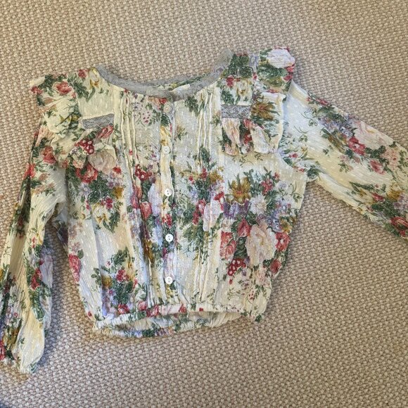 LoveShackFancy Girls Top (5-6Y) - Picture 2 of 5